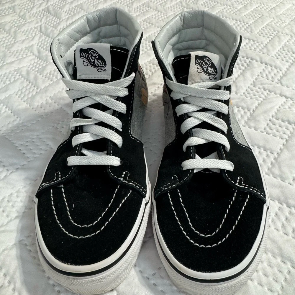 Vans Kids Mickey Mouse Disney Black Gray High-Top Sneakers Size 3Y - Picture 7 of 14